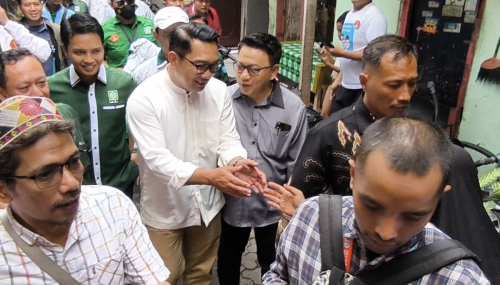 Blusukan dan Sapa Warga dengan PKB, Ridwan Kamil Tegaskan Soliditas Koalisi