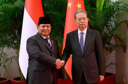 Bertemu Zhao Leji, Prabowo Pererat Hubungan RI-Tiongkok