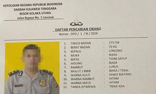 Aipda E Jadi DPO Buntut Dugaan Selingkuh dengan Istri Orang, Kapolres Kolut: Tangkap!