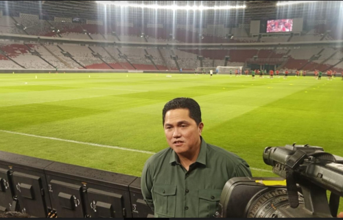 Jelang Timnas Indonesia vs Jepang, Erick Thohir Minta Garuda Tiru Sikap dan Kerja Keras Pemain Senior Samurai Biru Ini