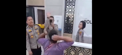 Laporan Penganiayaan Ditolak, Warga Korban Gusuran Bendungan Lau Simeme Ngamuk di Polrestabes Medan