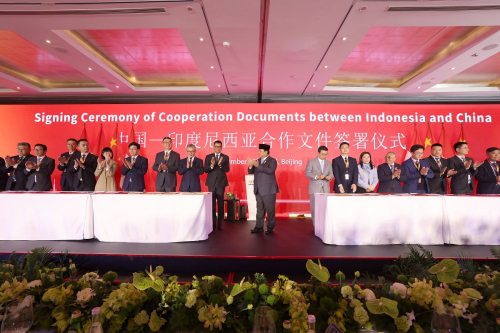 Hadiri Pertemuan Pengusaha China-Indonesia, Prabowo: Mari Kita Kerja Sama