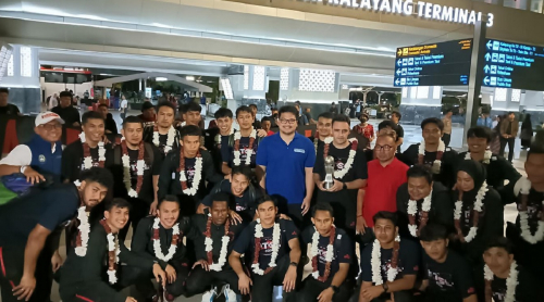 Tiba di Tanah Air, Timnas Futsal Indonesia Disambut Suporter Usai Juara ASEAN Futsal Championship 2024