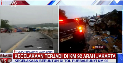 Kecelakaan Beruntun di Tol Purbaleunyi, Petugas Masih Data Korban