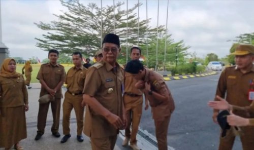 KPK Akui Akan TangkapPaman Birin saat Muncul Pimpin Apel