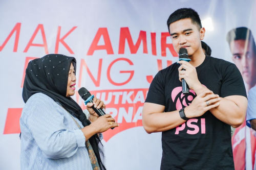 Kaesang Kampanyekan Amir Hamzah-Hasanul Jihadi di Binjai, Tampung Keluhan Ibu-ibu