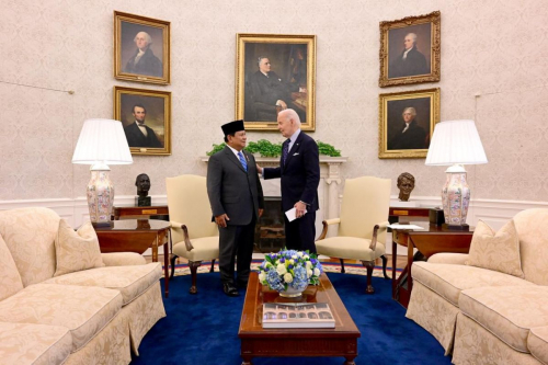 Presiden Prabowo Temui Joe Biden di Gedung Putih