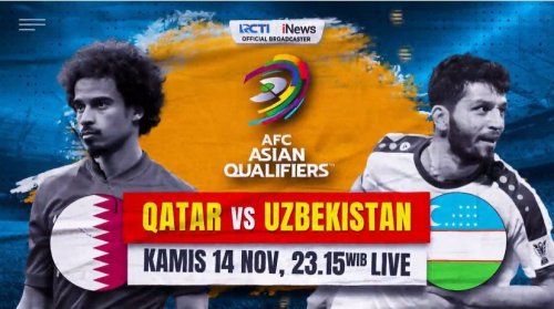 Jadwal Siaran Langsung Timnas Qatar vs Uzbekistan di Kualifikasi Piala Dunia 2026, Live di iNews