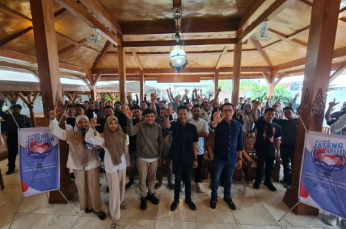 Ratusan Pemuda di Grobogan Siap Sampaikan Visi Misi Ahmad Luthfi-Taj Yasin Door to Door