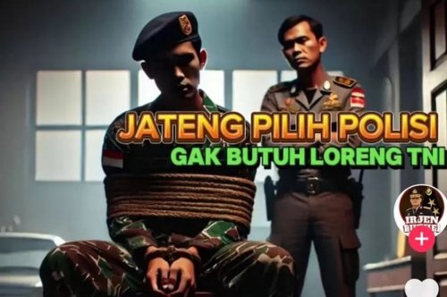 lapor-polda-jateng-kubu-luthfi-yasin-murka-buntut-hoaks-gambar-tni-diikat-polisi