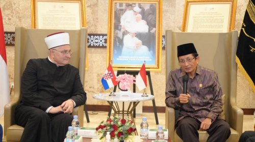 Imam Besar Masjid Istiqlal Bertemu Mufti Kroasia, Bahas Kerjasama hingga Kunjungan Paus Fransiskus