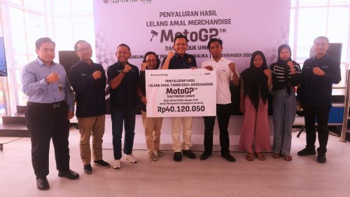 Hasil Lelang Merchandise MotoGP Mandalika 2024 Disalurkan untuk Penanganan Stunting