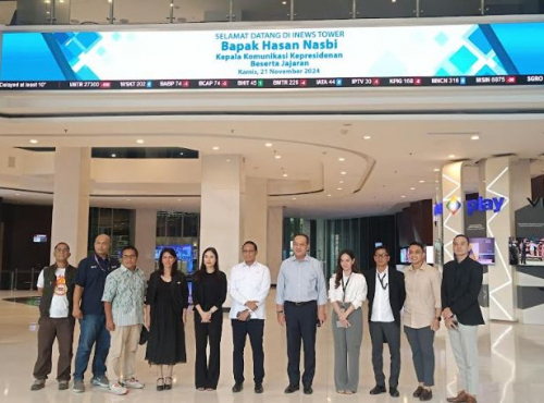 Kunjungi MNC Group, Hasan Nasbi: Hubungan Baik Perlu Dirajut Terhadap Media