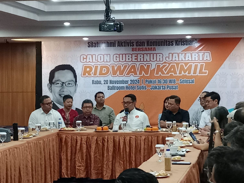 Aktivis dan Komunitas Kristiani Minta RK Beri Perizinan Rumah Ibadah Seluas-luasnya