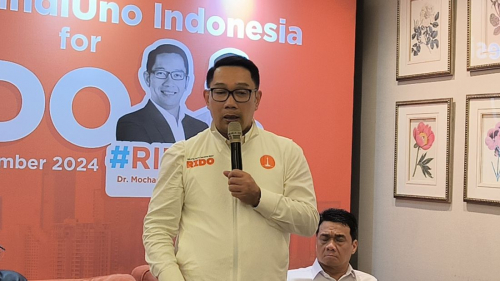 Relawan Sandiaga Uno Deklarasi Dukungan untuk Ridwan Kamil-Suswono