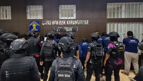 15 Napi Berbahaya dari Sumsel Dipindah ke Lapas Nusakambangan