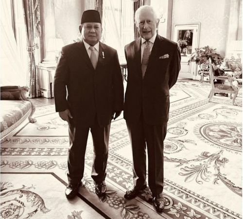Momen Prabowo Foto Bareng Raja Charles, Berharap Bisa Datang ke Indonesia