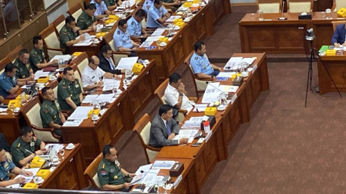 Menhan Rapat Perdana Bersama Komisi I DPR, Ini Targetnya