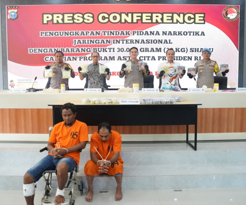 Bawa 30 Kg Sabu Asal Malaysia, Pengedar Ini Ambruk Ditembak Polisi