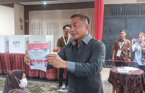 Dharma Pongrekun Nyoblos Nomor Wahid