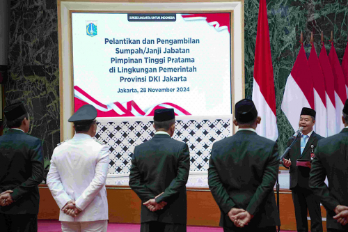 Pj Gubernur Jakarta Lantik 7 Pejabat, Ini Daftarnya