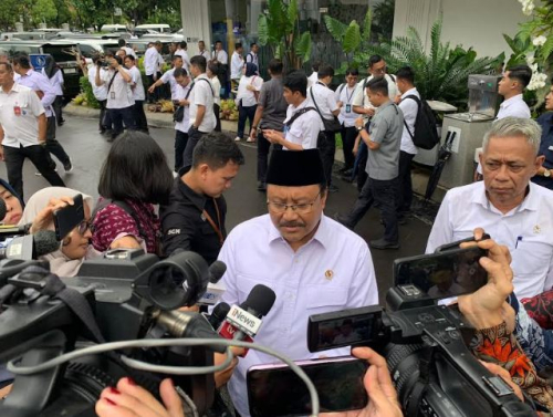 Menteri-Wamen Kabinet Merah Putih Tiba di Istana Jelang Sidang Kabinet Paripurna