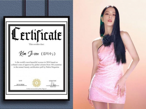 Jisoo BLACKPINK Terpilih Jadi Wanita Tercantik di Dunia 2024