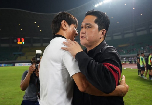 Jelang Timnas Indonesia vs Myanmar, Erick Thohir Minta Doa dan Dukungan untuk Marselino Ferdinan Cs