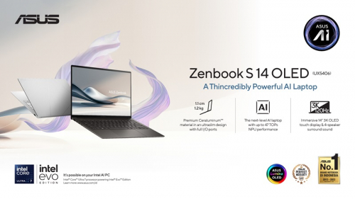 5 Alasan Pilih ASUS Zenbook S 14 OLED, Laptop Tipis dengan Audio Visual Terbaik