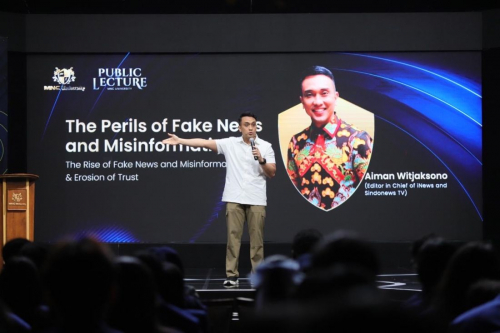 Aiman Berikan Kuliah Umum ke Mahasiswa MNC University