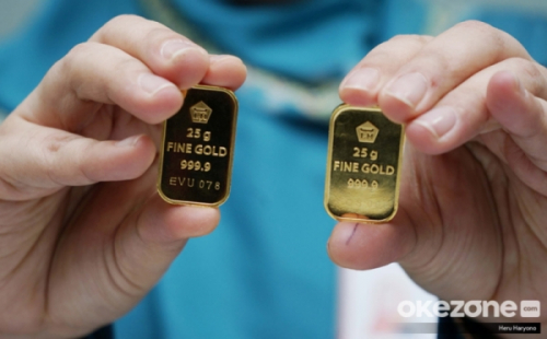 Harga Emas Antam Meroket, Naik Rp45.000 dalam 3 Hari