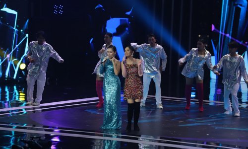 Duet Maut Lyodra dan Ayu Ting Ting di Panggung TikTok Awards Indonesia 2024