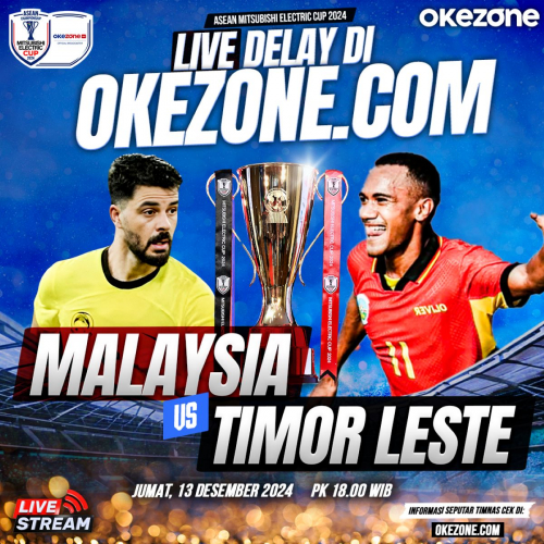 Saksikan Live Delay Timnas Malaysia vs Timor Leste di Okezone.com Hari Ini Pukul 18.00 WIB, Klik di Sini!