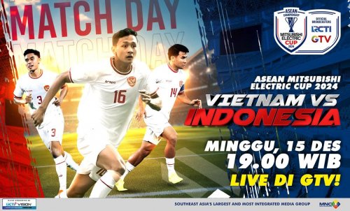 Live Malam Hari! Jadwal Siaran Langsung Vietnam vs Timnas Indonesia di Piala ASEAN Mitsubishi Electric Cup 2024