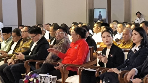 Rano Karno dan Djarot Saiful Hdiayat Hadiri HUT Ke-10 Partai Perindo