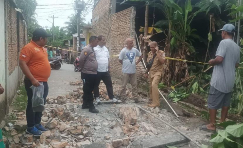 Tembok SPBU di Deliserdang Roboh, 2 Anak Tewas Tertimpa