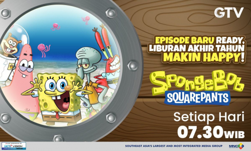 GTV Hadirkan Episode Baru SpongeBob SquarePants, Bikin Liburan Semakin Happy