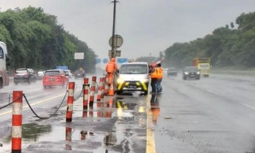 Contraflow Arah Cikampek di Tol Jakarta-Cikampek Dihentikan, Lalu Lintas Normal