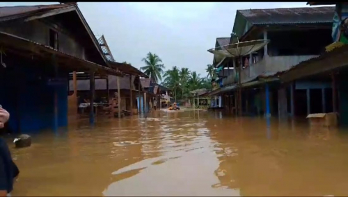 Banjir Merendam Mandailing Natal hingga 2 Meter