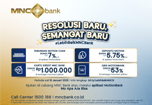 Tambah Cuan di Tahun Baru 2025 Bersama MNC Bank