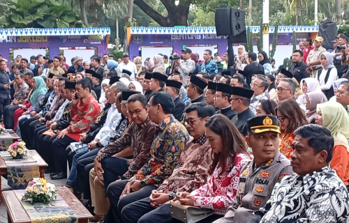 Momen Keakraban Anies-Ahok di Acara Bentang Harapan JakAsa di Balai Kota Jakarta