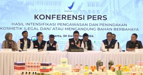 BPOM Sita 235 Jenis Kosmetik Impor, Total Rp8,9 Miliar