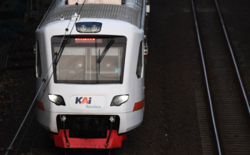 Erick Thohir Minta Waktu Tempuh Kereta Bandara Soetta Jadi 35 Menit