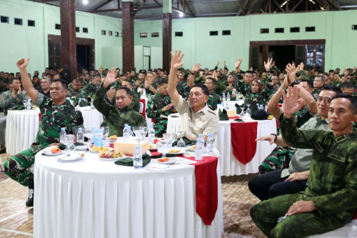 Malam Akrab Ribuan Prajurit TNI di Papua Dihadiri Panglima dan Menhan RI