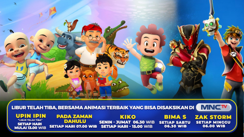 MNCTV Hadirkan 5 Animasi Terbaik untuk Keluarga, dari KIKO hingga Zak Storm