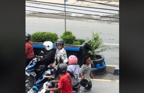 Viral Pengemis di Tegal Sundutkan Rokok ke Pengendara Motor, Endingnya Diciduk Satpol PP