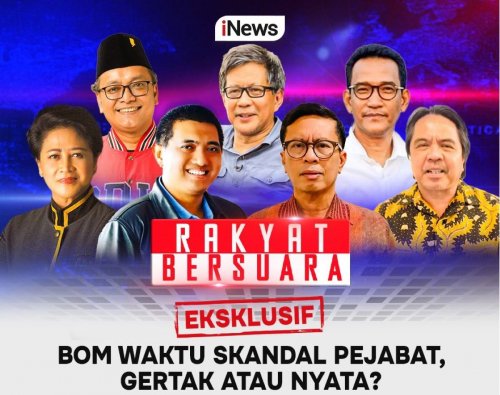 Membuka Tabir Korupsi Kasus Harun Masiku! Malam Ini di Rakyat Bersuara amp;ldquo;BOM WAKTU SKANDAL PEJABAT, GERTAK ATAU NYATA?amp;rdquo; Bersama Aiman Witjaksono, Refly Harun, Rocky Gerung dan Para Narasumb