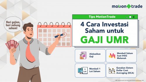 Tips MotionTrade: 4 Cara Investasi Saham dengan Gaji UMR