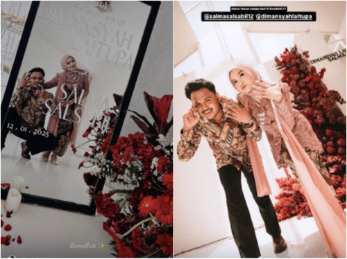 Potret Dimansyah Pamer Cincin Usai Lamar Salma Salsabil: Bismillah