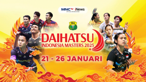 Daftar Wakil Tanah Air yang Siap Beraksi di Indonesia Masters 2025, Live MNCTV dan iNews